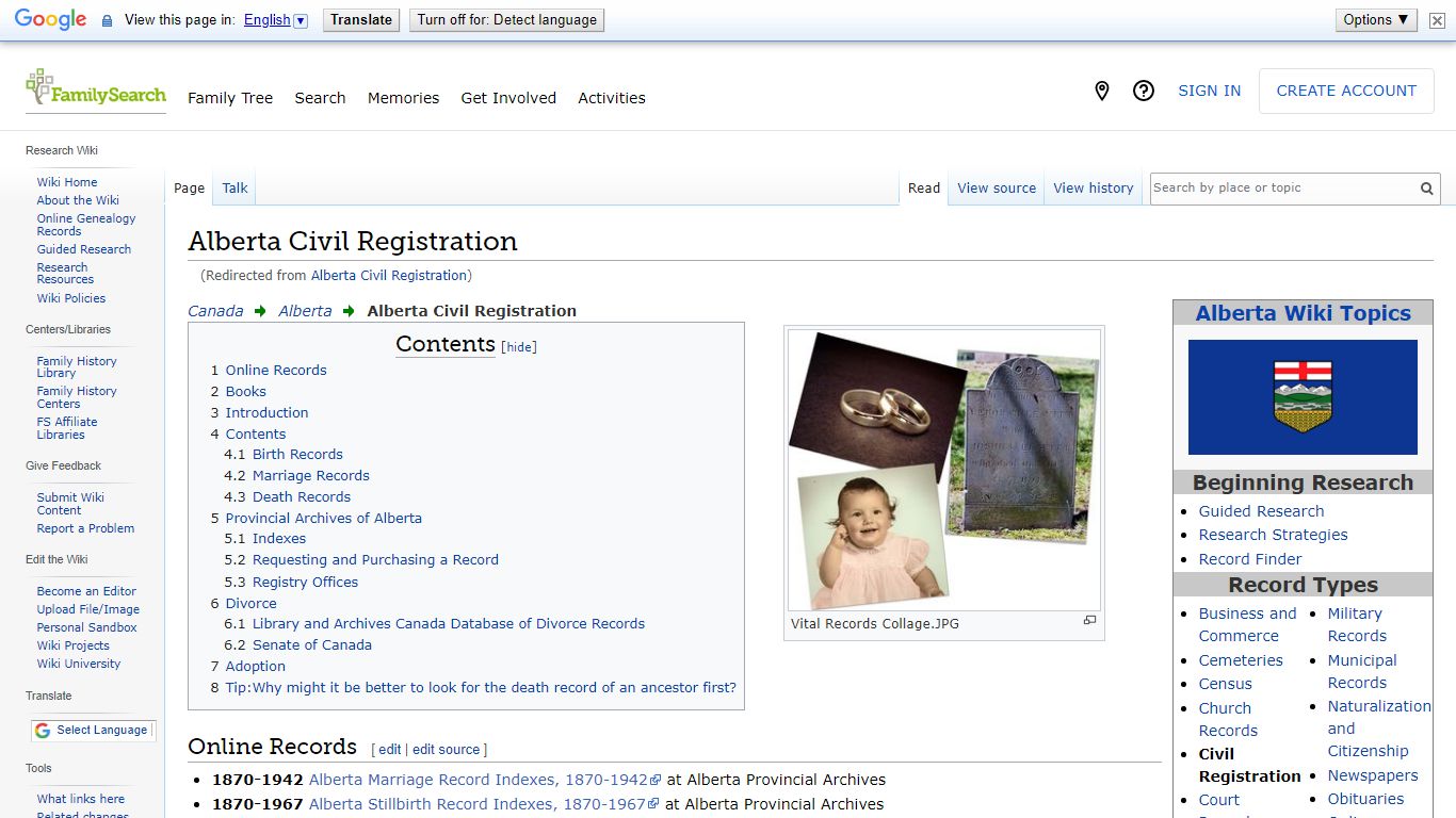 Alberta Civil Registration • FamilySearch